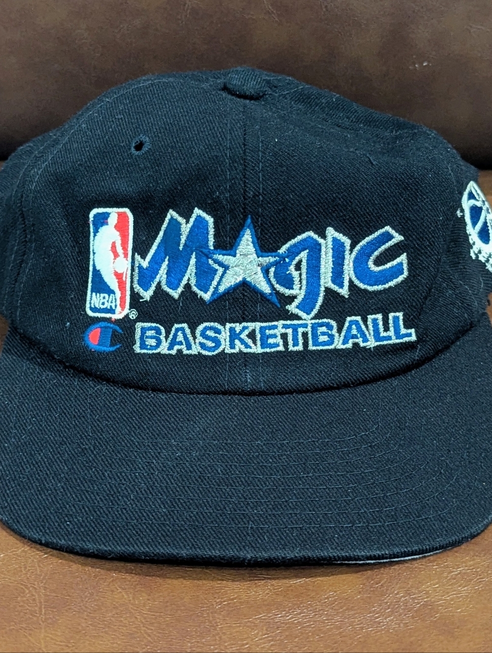 Vintage Champion x NBA Orlando Magic Black Snapback 90s
